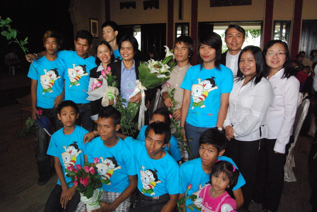 Street Children Attend Ceremony